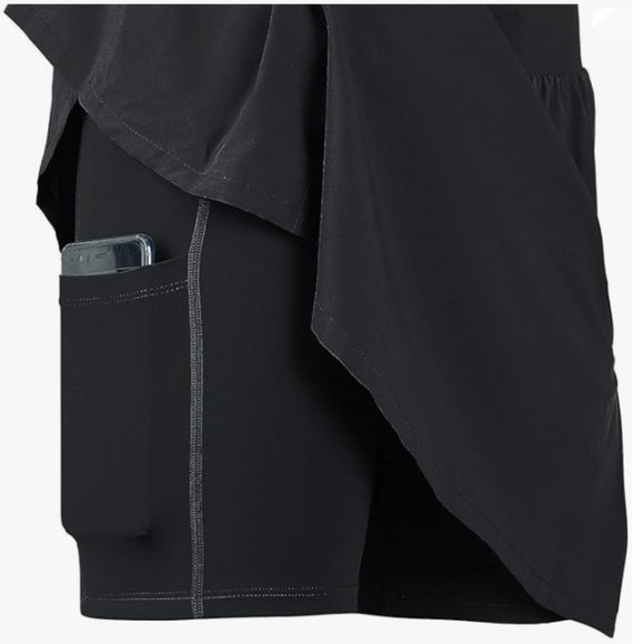 Beroy Women Quick Dry and Breathable Cycling Skirt Shorts with  3D Padded S - Picture 7 of 9